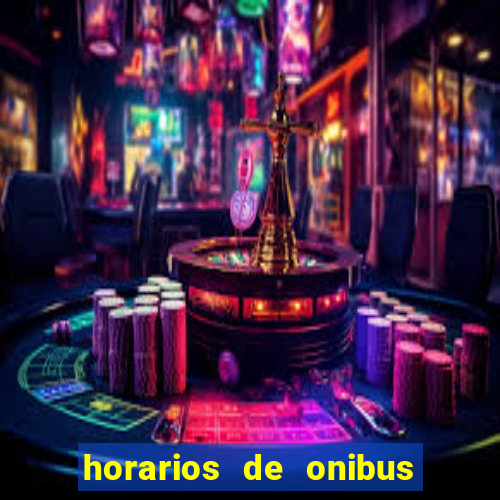 horarios de onibus cassino cidade nova